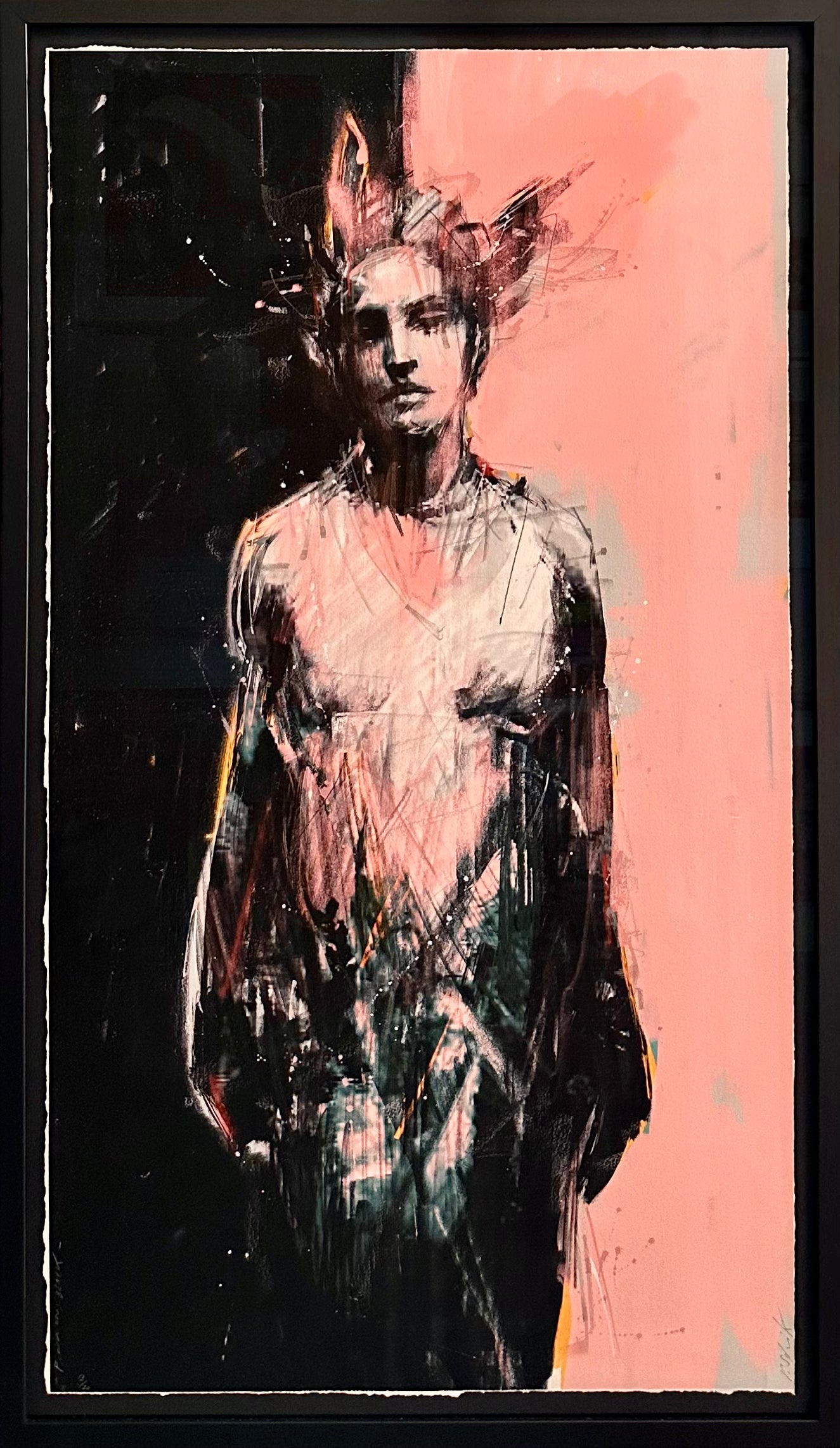 Pink on Black