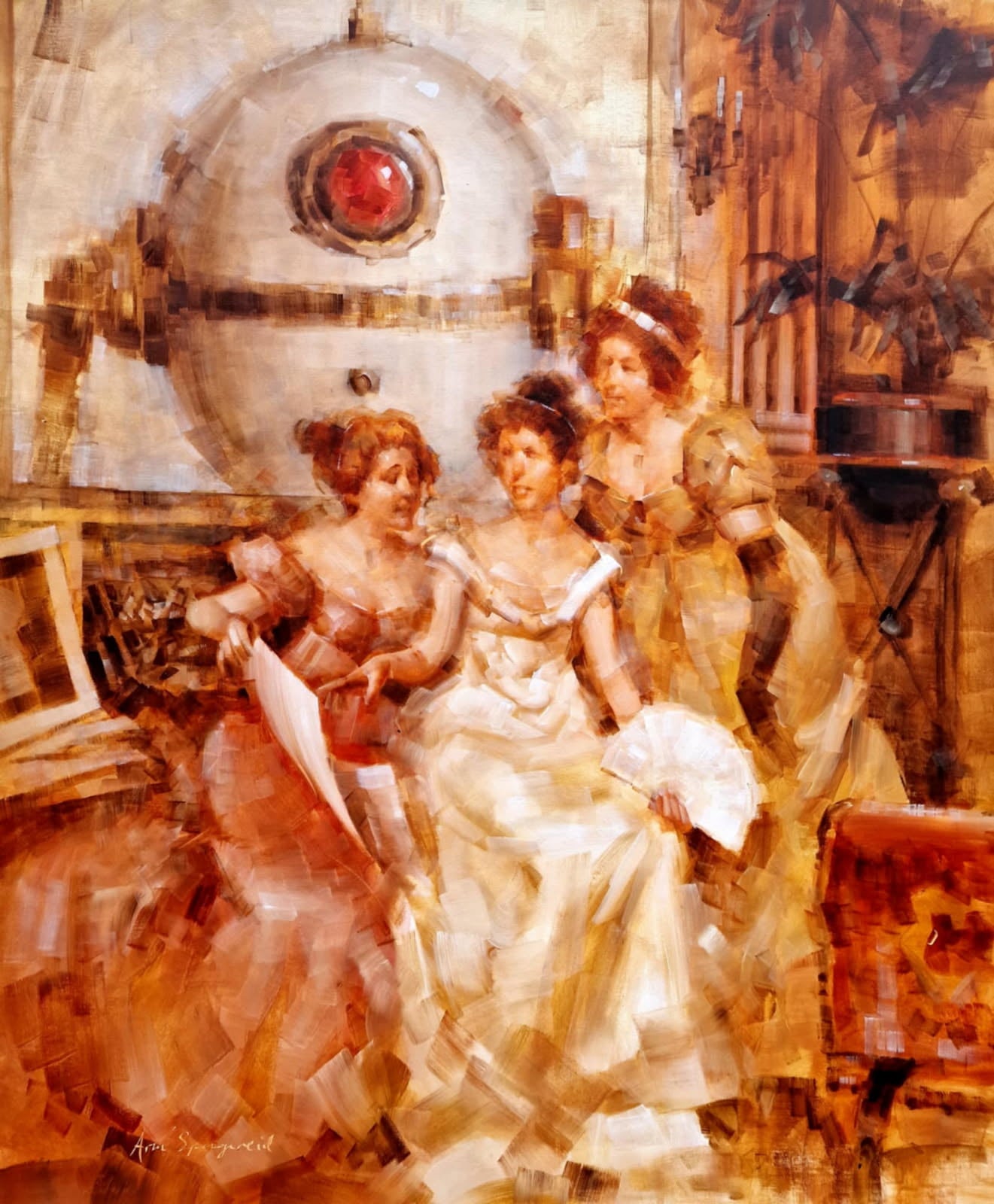 Robots and Draperies III